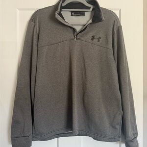 Under Armour Men's Gray Quarter-Zip Pullover